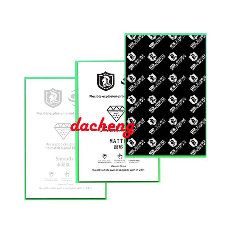 50pcs tpu clear HD film,mobile phone matte privacy protector for cutter,explosion-proof Auto repair hydrogel film,HD film tool