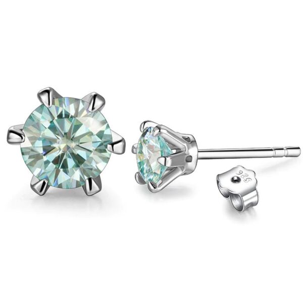 63498-fyx6ck.jpeg 0.5 Carat Moissanite Gemstone Stud Earrings