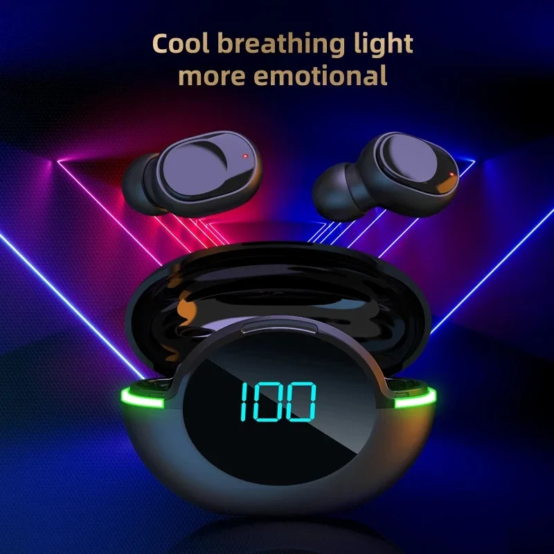 102154-8yx02d.jpg # Y80 nuevos auriculares Bluetooth Tws inalámbricos deportes correr impermeable reducción de ruido Gaming Esports pantalla Digital móvil