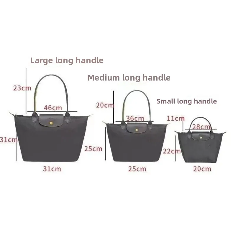 Bolso de mano con forma de bola de masa de nailon para mujer, bolso de mano de gran capacidad con asa de cuero, impermeable, plegable, de un solo hombro
