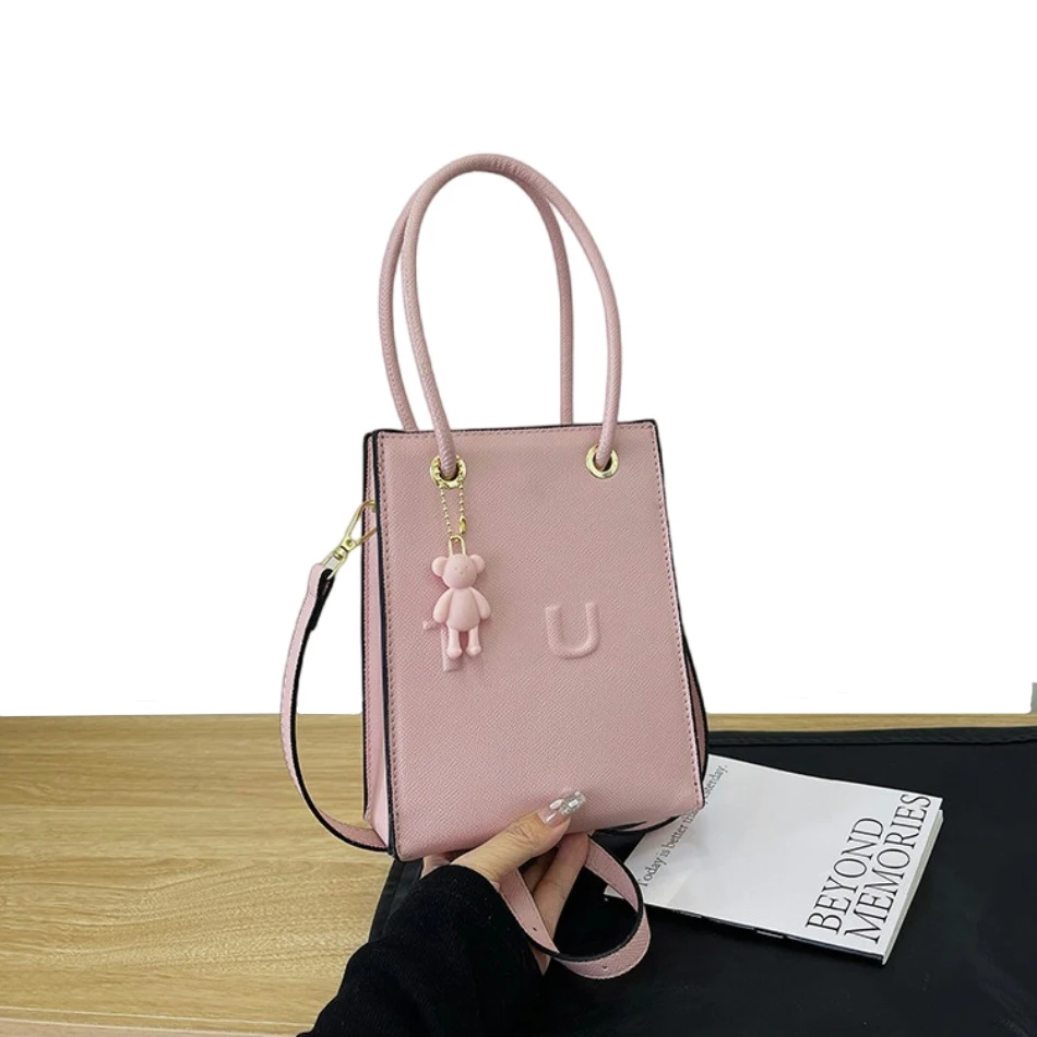 105440-ynvhxz.jpg Bolso cuadrado pequeño para mujer, bolso nuevo a la moda, bandolera informal, bolso para teléfono móvil de Color sólido 2024