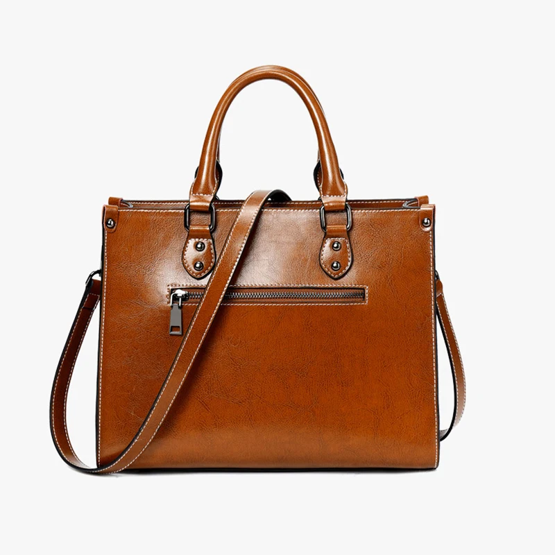 105580-cvtdyo.jpg Bolso de mano para mujer, bolso grande de hombro cruzado, bolso de compras de cuero genuino, moda de oficina, bandolera Cuero de vaca Real para mujer, bolsos con asa superior