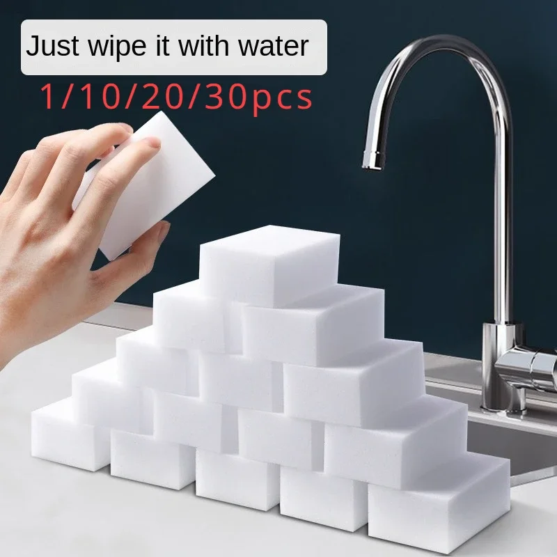 30 Uds esponja de melamina esponja mágica esponjas para el hogar herramientas de limpieza para oficina cocina baño esponjas de limpieza