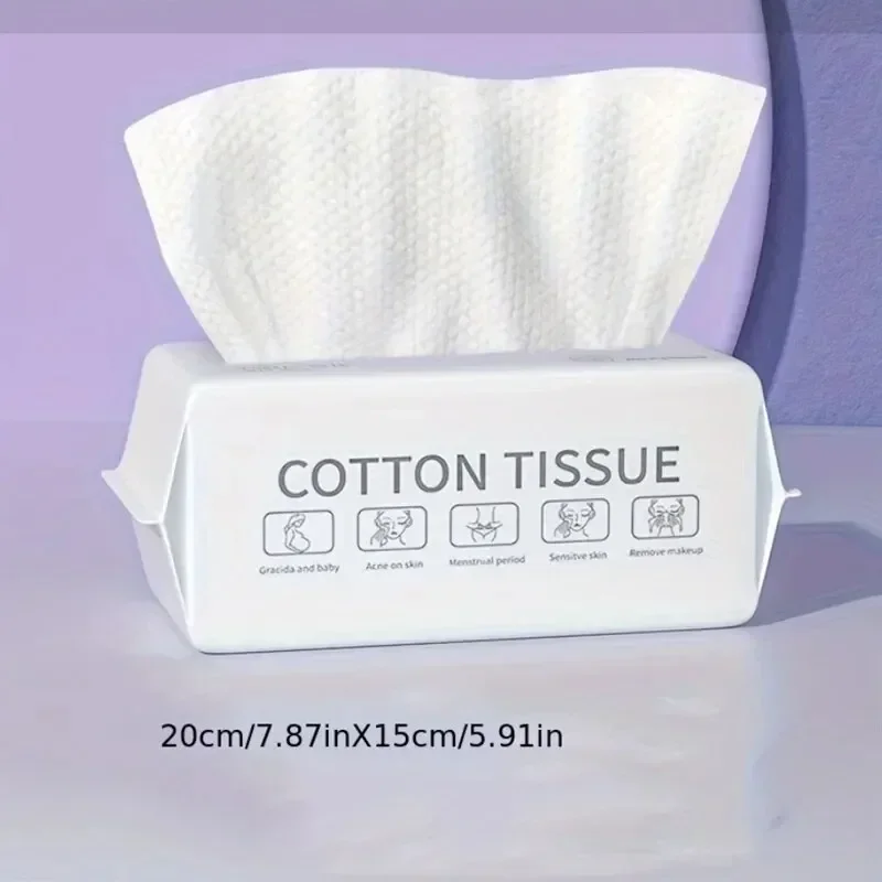 50 Uds toalla de lavado de cara desechable toalla suave de algodón Extractable toalla de limpieza de salón de belleza de algodón toalla de limpieza facial