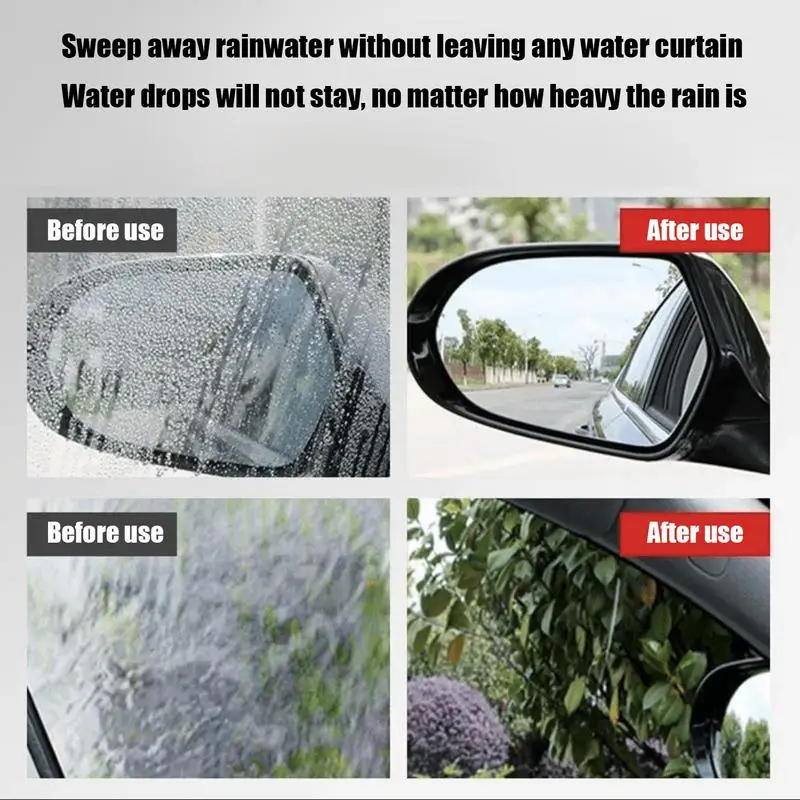 30ml vidrio de coche antiniebla agente a prueba de lluvia seguro parabrisas Spray lavadora fluidos eficaz parabrisas Spray eliminación de agua segura