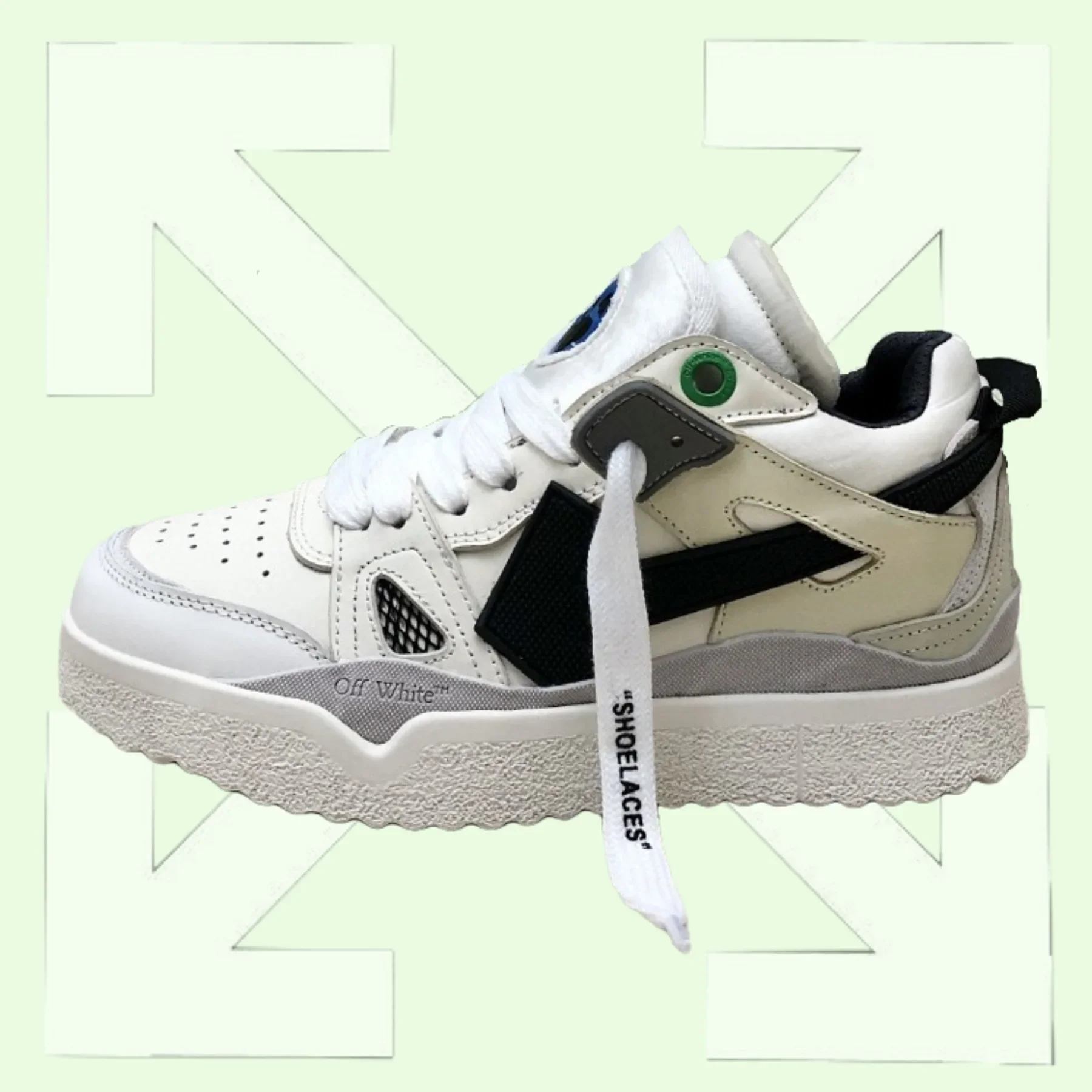 111058-gnlfvp.jpg 2022 nueva moda zapatos de pareja blanco roto flecha cabeza deportes Casual zapatos blancos sin cuero suela de goma zapatos de verano de China