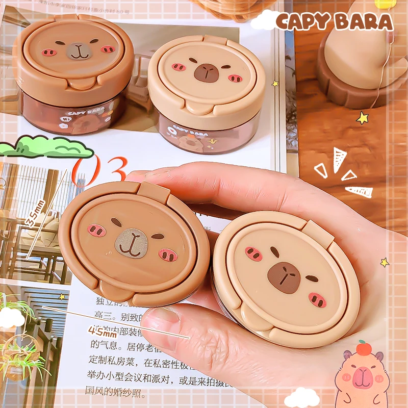 112766-n6hfff.jpg Suministros de papelería kawaii, accesorios para profesores de bar, útiles escolares, bonito sacapuntas de capibara, útiles escolares estéticos