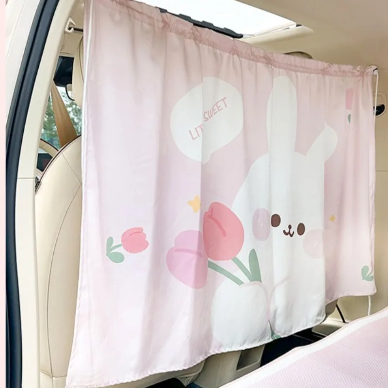 Cortinas de privacidad para coche, cortina divisora Universal entre el asiento trasero, cortinas opacas para coche, cortinas antiespionaje, parasoles para coche