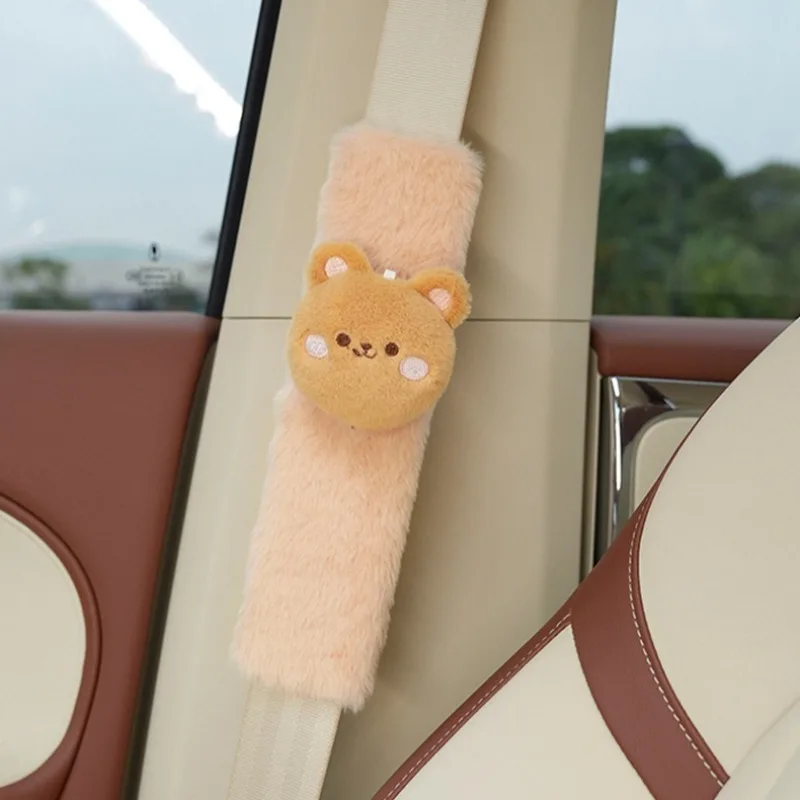 2 uds. Funda para cinturón de seguridad trasero para niños, hombreras universales con bonitos animales, fundas para cinturón de seguridad de coche, funda protectora para hombros y el pecho, accesorio