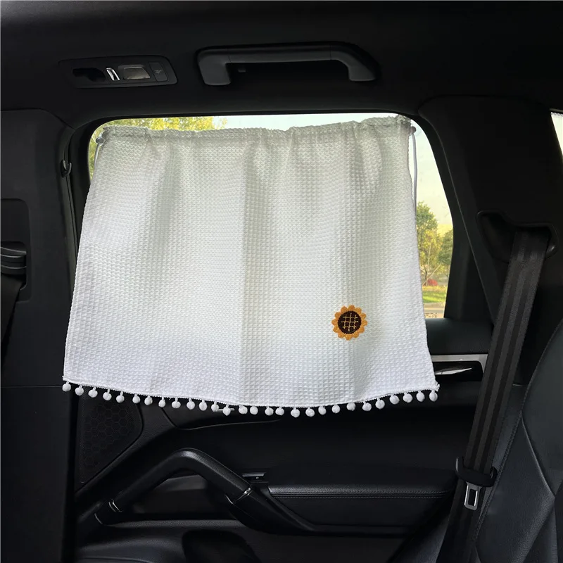 1 unidad de cortina de coche de dibujos animados, cortina con ventosa en la ventana del coche, cubierta parasol, ventana lateral, protección UV para chico, bebé y niño