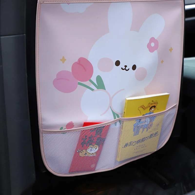 Almohadilla antipatadas para niños, Protector de cubierta trasera de asiento de coche para niños, alfombrilla antipatadas con bolsa, almohadilla antipatadas impermeable, 1 ud.