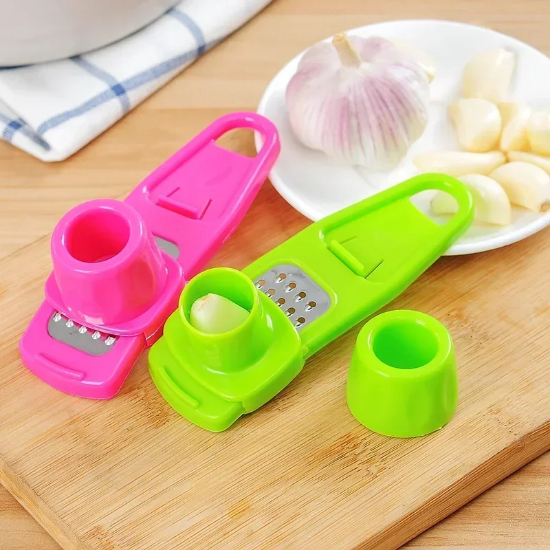 1 Uds. Molinillo de ajo para el hogar, triturador de ajo, molinillo de jengibre multifuncional, cortador de ajo, prensa de ajo, herramientas de fruta de cocina para el hogar
