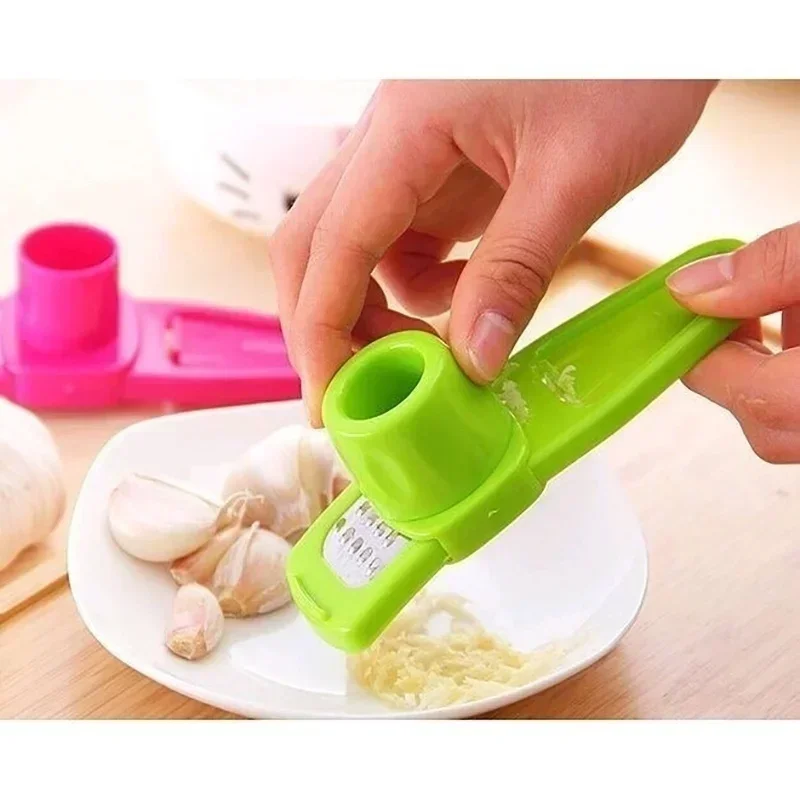 1 Uds. Molinillo de ajo para el hogar, triturador de ajo, molinillo de jengibre multifuncional, cortador de ajo, prensa de ajo, herramientas de fruta de cocina para el hogar