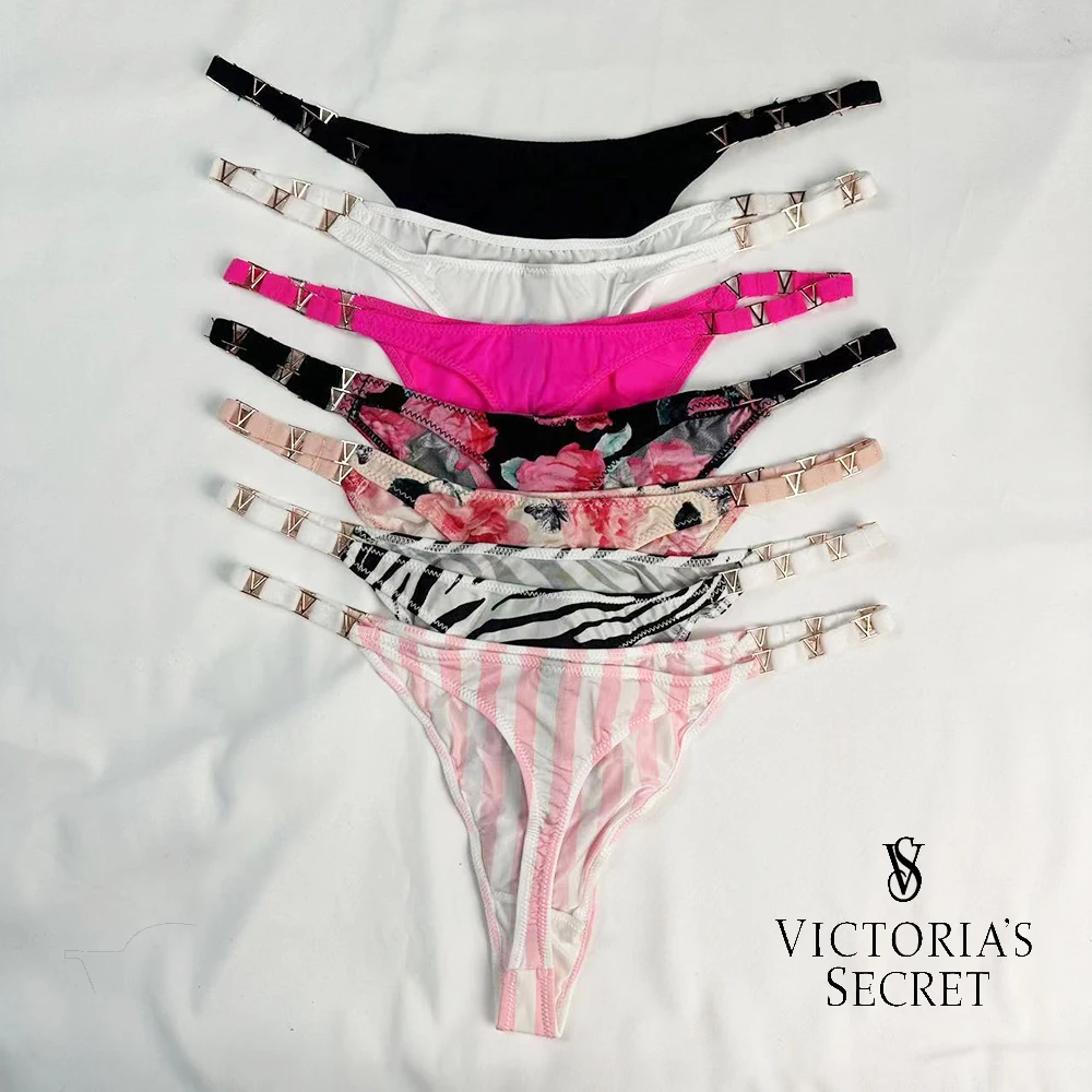 2024 nuevas mujeres Sexy VS Tanga V-Chain Shaping transpirable suave cómoda ropa interior de mujer bragas
