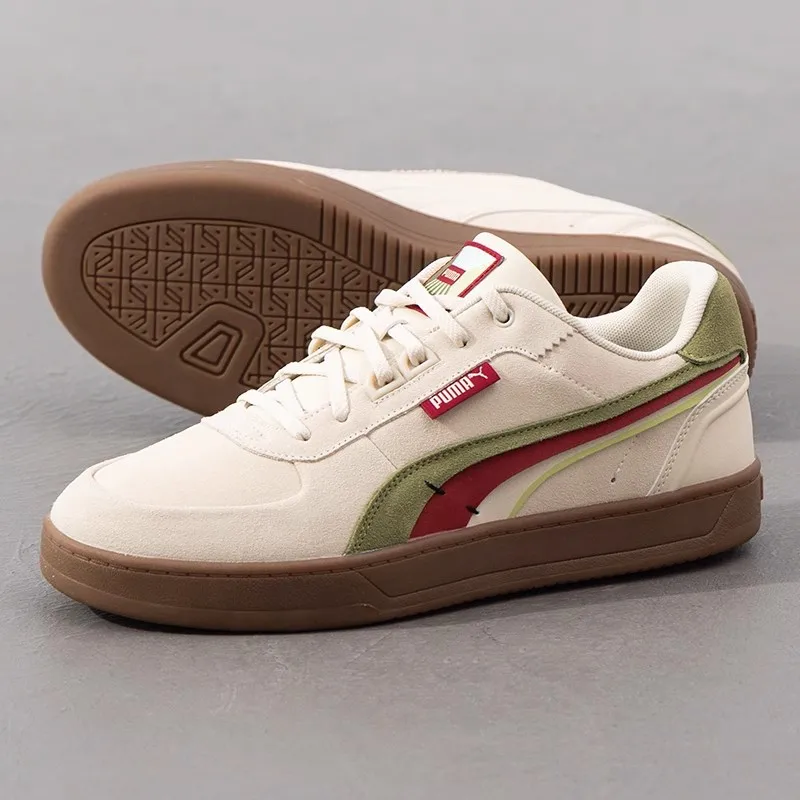 Zapatos Puma, zapatos deportivos originales para hombre, zapatos para mujer, nuevo Caven 2,0 Lux, zapatos informales verdes, zapatos de tabla 400711 -01