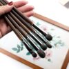 Ultra Soft Goat Hair Eye Makeup Brushes 6 Pcs Set