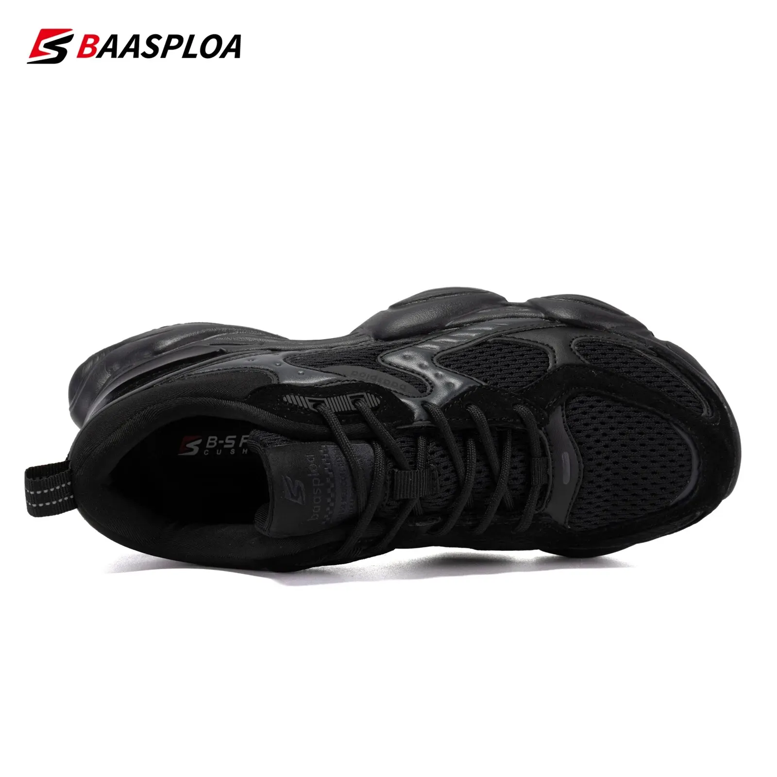 85156-diamei.jpg Baasploa, zapatillas para correr para mujer, zapatillas de cuero con cordones, calzado para exteriores, tenis deportivos antideslizantes, zapatos ligeros para caminar para mujer