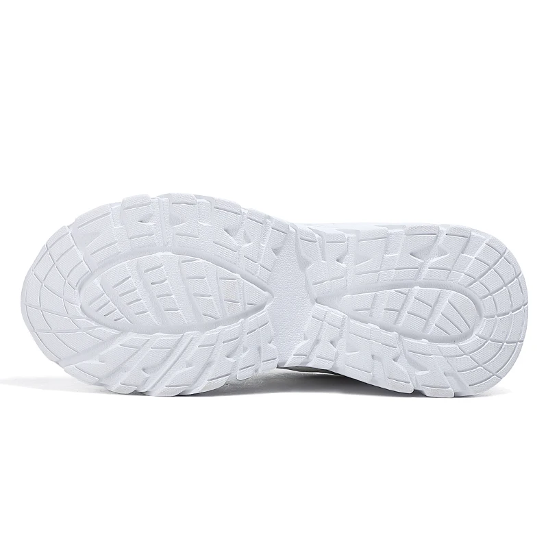 20219 Cinturón reflectante transfronterizo grande, moda ligera, suela gruesa, zapatos de papá elevados, zapatillas de deporte para mujer