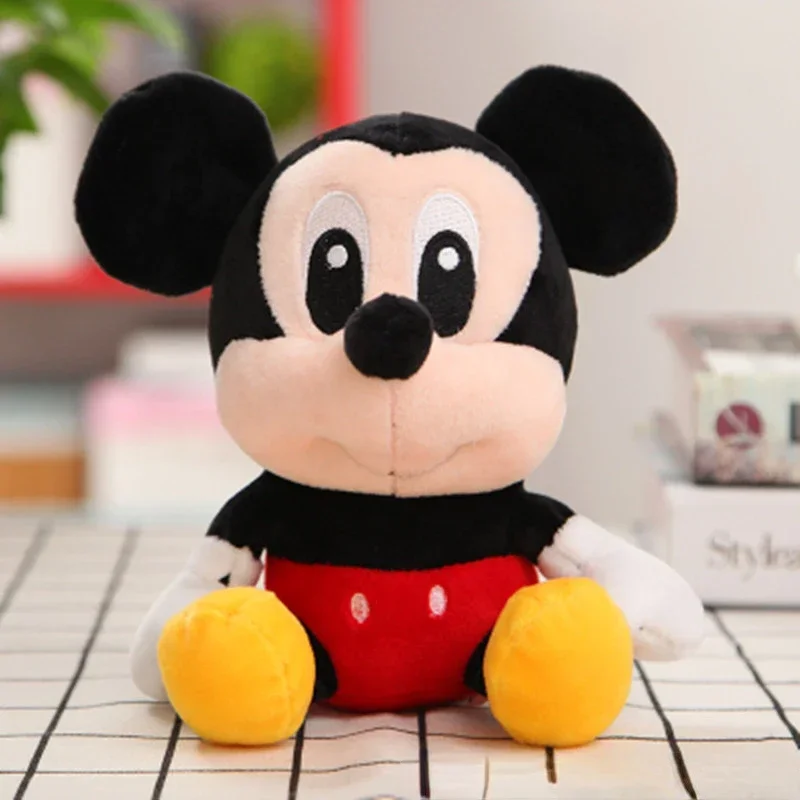 99314-ic2w8x.jpg 20cm Disney Minnie Mickey muñeco de peluche Anime dibujos animados Kawaii Mickey Mouse juguetes novia sorpresa pareja regalos de cumpleaños de Navidad