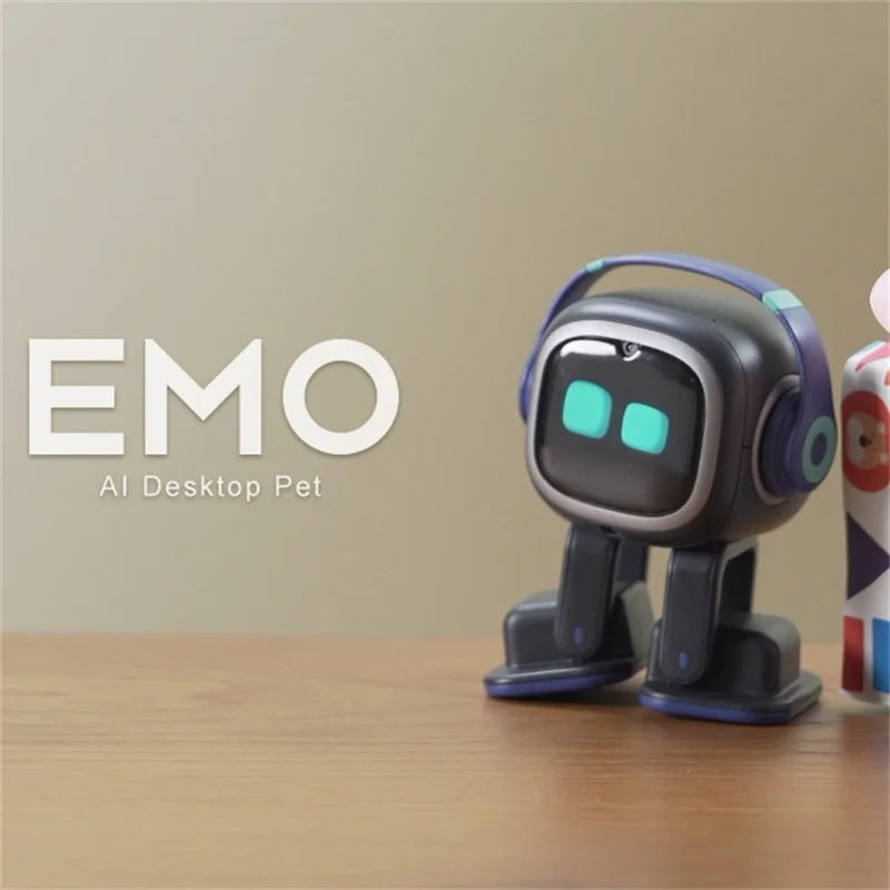 Smart EMO Robot Companion Ai Toy, lindo Emopet, voz inteligente AI, juguetes electrónicos para mascotas, Mini Robots, decoración de escritorio, regalos para adultos