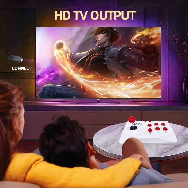 99916-jlyhtl.png VILCORN-consola de videojuegos Arcade, palo de juego de TV 4K con doble Arcade Joysitck, 41000 juegos para MAME/Sega/PS1/Atari, regalo para niños