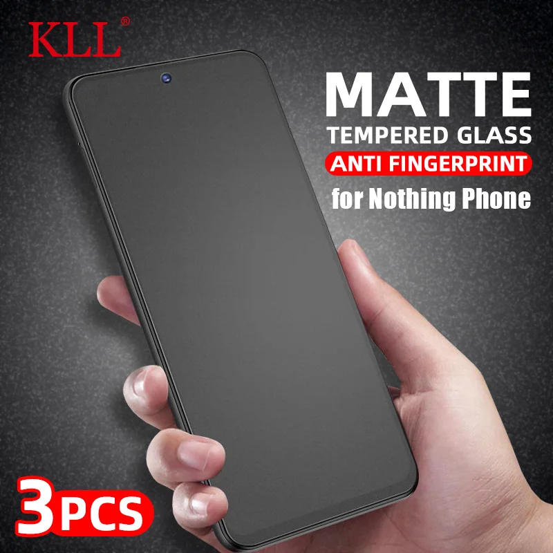 1-3Pcs No Fingerprints Matte Tempered Glass For Nothing Phone (2a) Frosted Screen Protector for Nothing (2) (1) Protective Glass