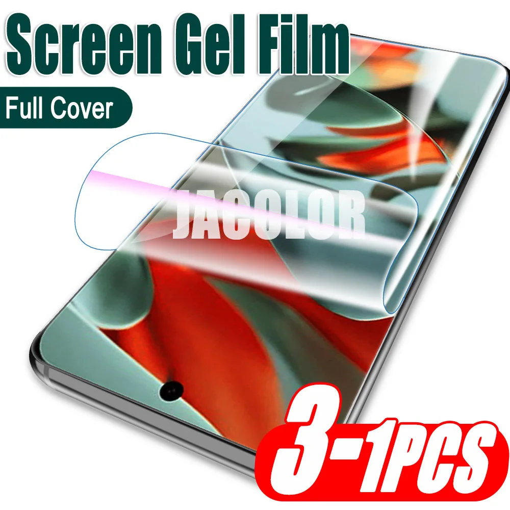 1-3pcs Hydrogel Film For Google Pixel 9 Pro Pixel 8 Pro Pixel 7 Pro Screen Protector Protective Soft Film For Pixel 9 Protective