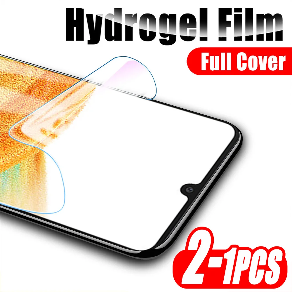 1-2 PCS Gel Protector For Samsung Galaxy A33 5G A23 A13 4G A32 A22 A12 Hydrogel Front Screen Cover Film A 33 23 13 32 Not Glass
