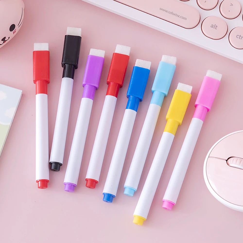 5 Unids/set Rotulador De Pizarra Blanca Borrable, Rotulador De Pizarra Blanca De Colores, Rotulador De Color De Grafiti, Rotulador De Arte Escolar Para Oficina, Papelería