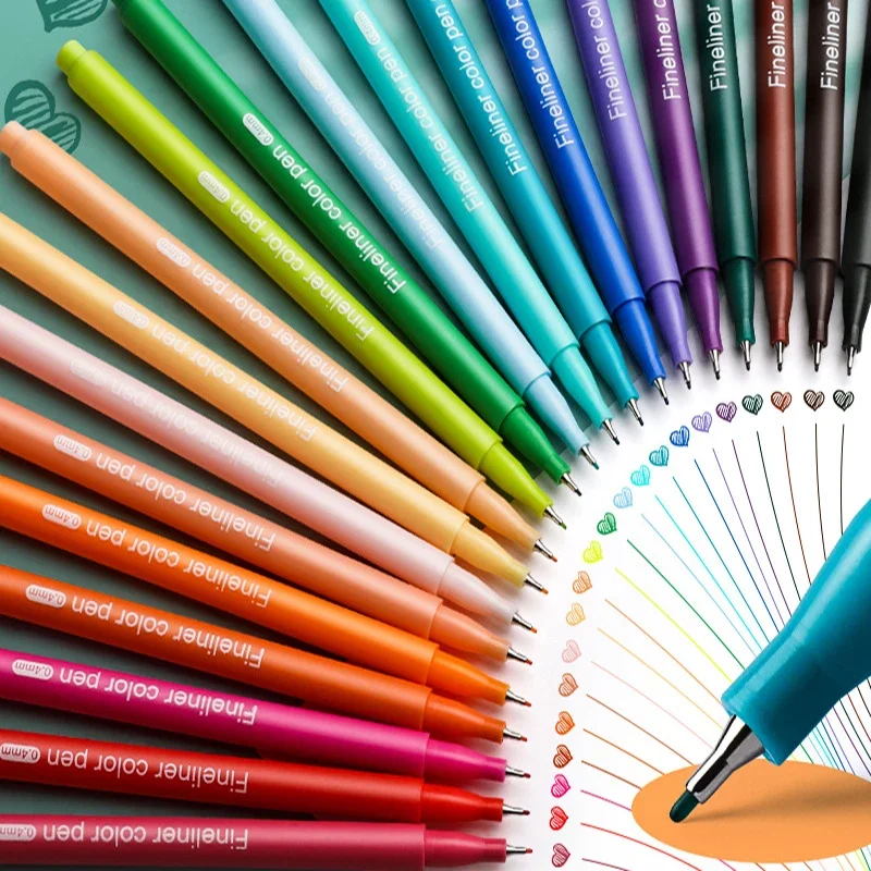 Juego de rotuladores y pinceles de 10 colores, pintura de Graffiti de secado rápido, resaltador de dibujo, suministros escolares para estudiantes, papelería artística
