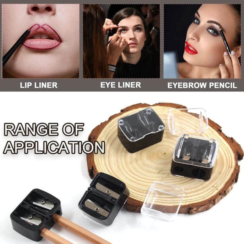 112438-qhmlg9.jpg 1 sacapuntas de delineador de ojos, sacapuntas de delineador de ojos de doble agujero, sacapuntas de lápiz de maquillaje compacto, para lápices delineador de ojos y labios