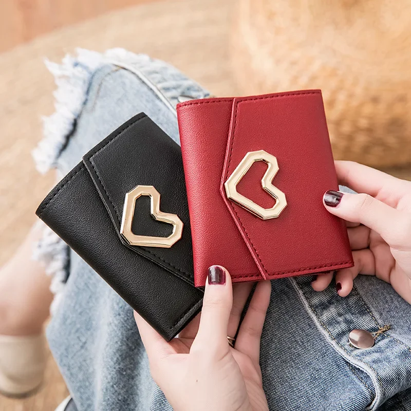 Bolso de mano con forma de corazón de color caramelo, cartera de color melocotón, colección de verano personalizada de estilo coreano, bolso de mano a la moda, novedad de 2022
