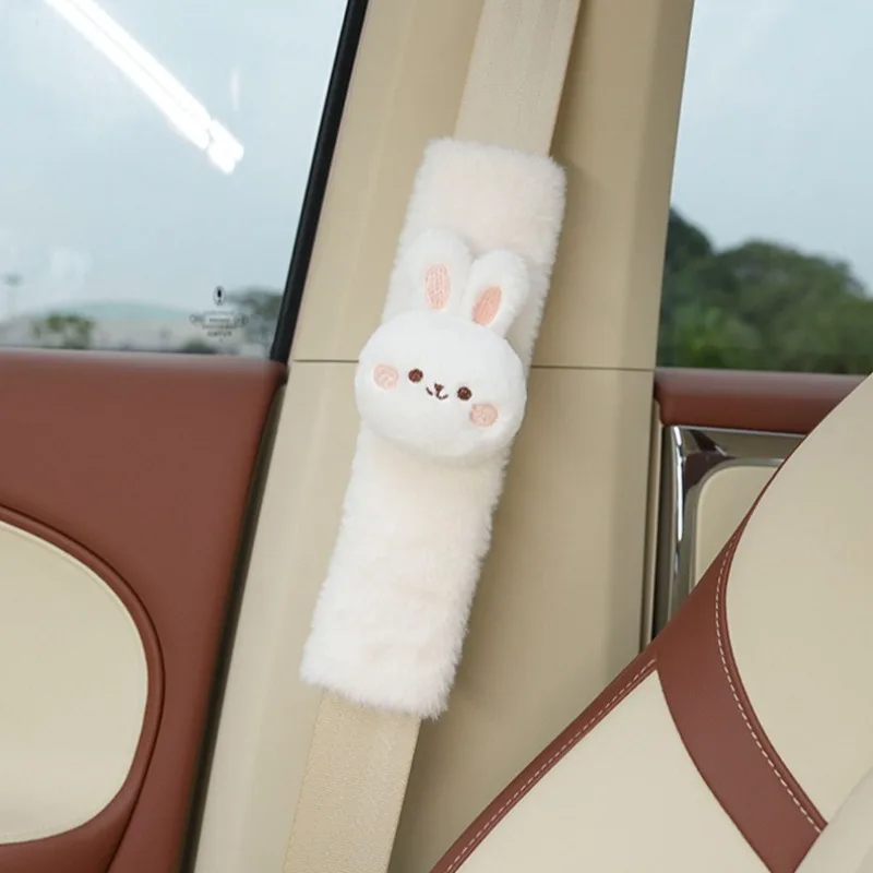 2 uds. Funda para cinturón de seguridad trasero para niños, hombreras universales con bonitos animales, fundas para cinturón de seguridad de coche, funda protectora para hombros y el pecho, accesorio