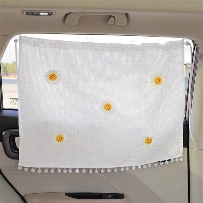 1 unidad de cortina de coche de dibujos animados, cortina con ventosa en la ventana del coche, cubierta parasol, ventana lateral, protección UV para chico, bebé y niño
