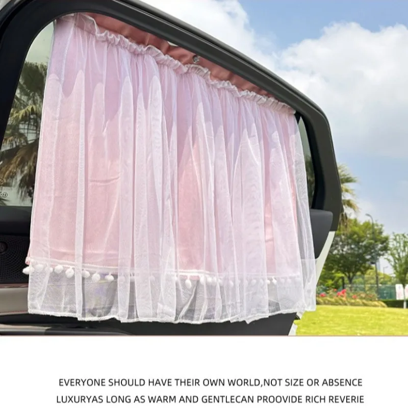 1 cortina con ventosa para ventana de coche, cubierta parasol de malla, parasol Universal para ventana lateral, protección UV para chico, bebé y niño