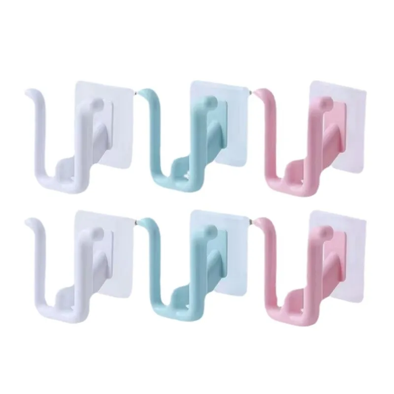 Estante para zapatillas sin perforación, gancho Simple para zapatillas de baño, estante de drenaje para inodoro, montado en la pared, almacenamiento limpio para dormitorio, estante de secado de zapatos