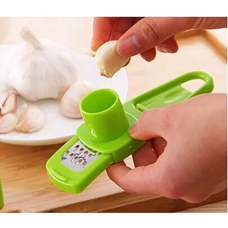 1 Uds. Molinillo de ajo para el hogar, triturador de ajo, molinillo de jengibre multifuncional, cortador de ajo, prensa de ajo, herramientas de fruta de cocina para el hogar