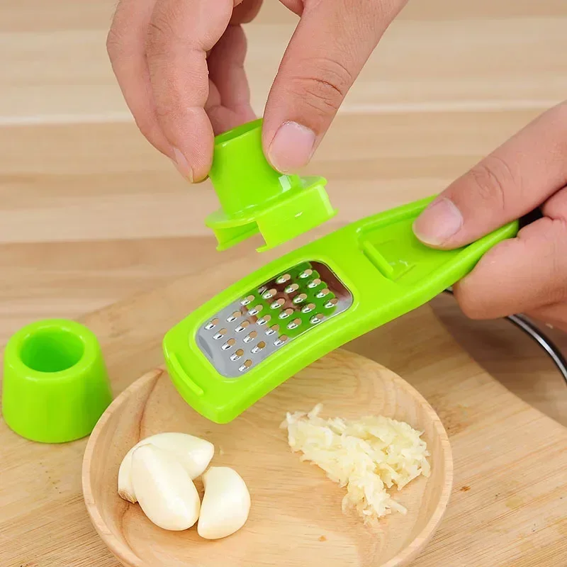 1 Uds. Molinillo de ajo para el hogar, triturador de ajo, molinillo de jengibre multifuncional, cortador de ajo, prensa de ajo, herramientas de fruta de cocina para el hogar