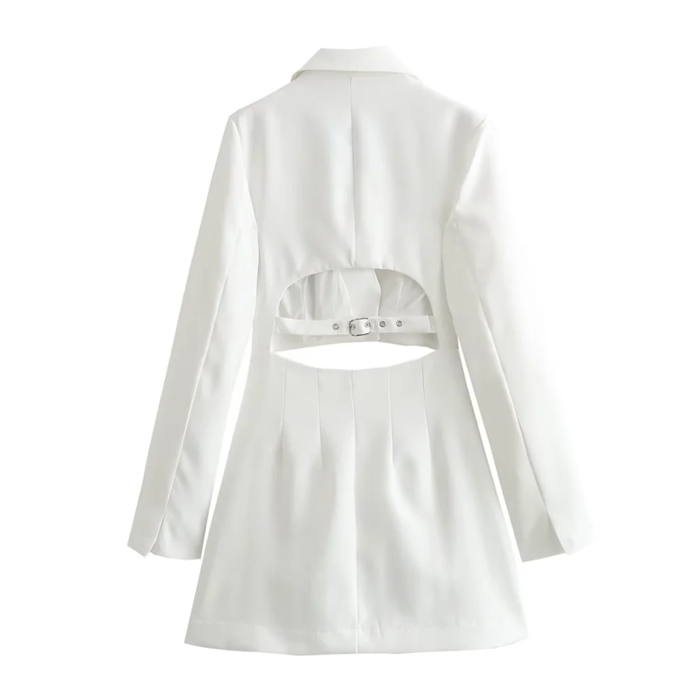 2024ZAR * Primavera/Verano Venta caliente Nuevo producto: Mini vestido estilo abrigo traje de diseño abierto para mujer de moda europea y americana