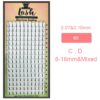 0.7-0.15 mm Thickness Premade Eyelashes 16 Rows Set