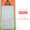 0.7-0.15 mm Thickness Premade Eyelashes 16 Rows Set