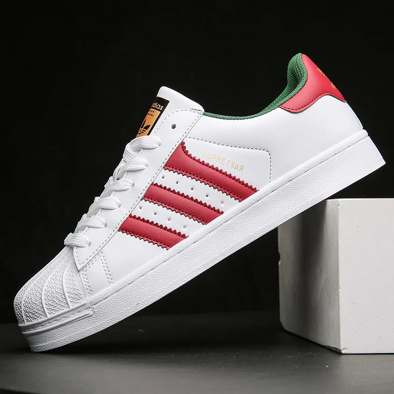 2025 Verano Transpirable Cómodo Alta Calidad Nuevo Color A juego Amantes Salvaje Casual Adidas Superstar Foundation Sneaker 35-45