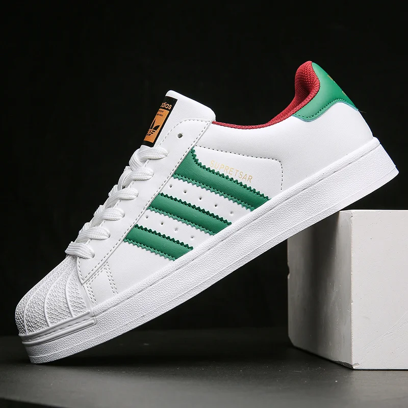2025 Verano Transpirable Cómodo Alta Calidad Nuevo Color A juego Amantes Salvaje Casual Adidas Superstar Foundation Sneaker 35-45