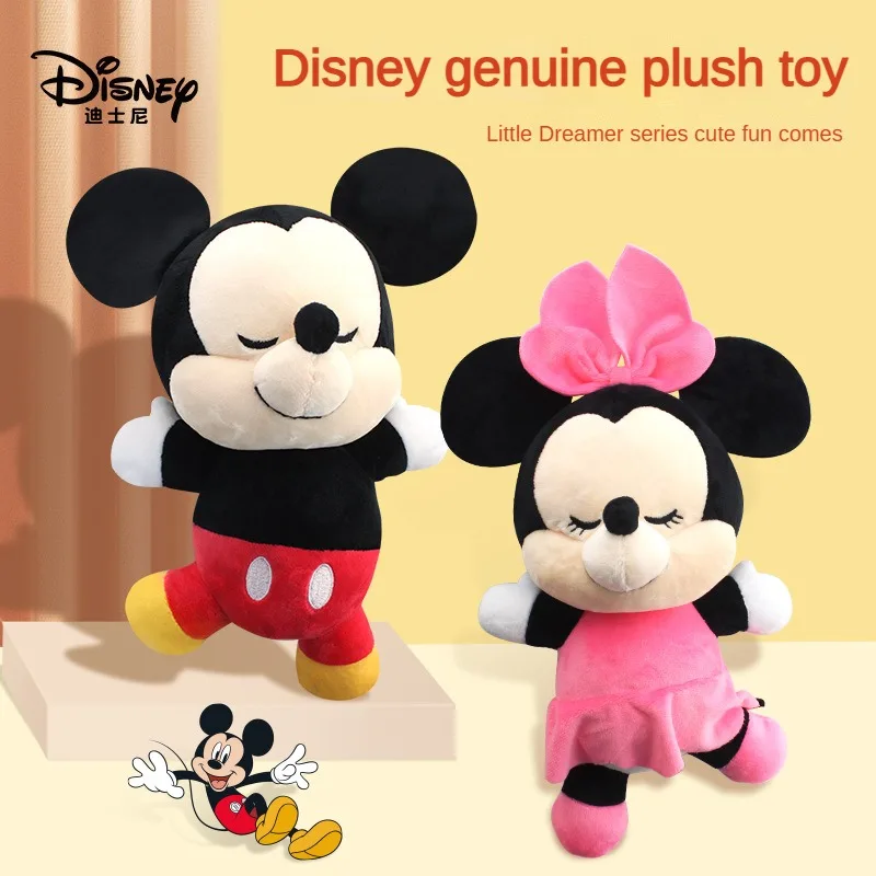 20cm Disney Minnie Mickey muñeco de peluche Anime dibujos animados Kawaii Mickey Mouse juguetes novia sorpresa pareja regalos de cumpleaños de Navidad