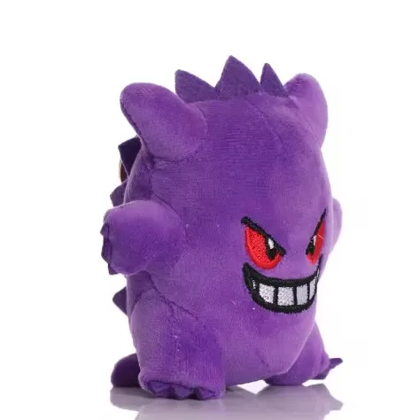 10 unids/lote Pokemon Gengar 15cm Anime llavero de peluche juguetes colgante llavero muñeca